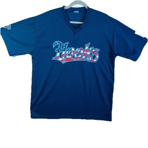 Corpus Christi Hooks Sports MiLB Baseball Jersey‎ Mens XL Blue Citco Athletic